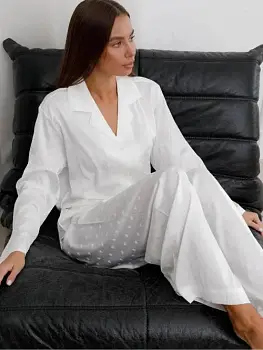 Пижама "Шелк", однотонная, женская (р-р 44-48)