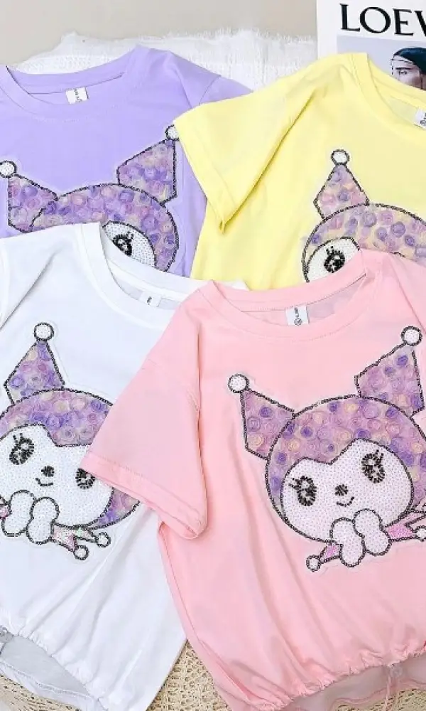 Яркая футболка на девочку ( р-р 110-150)