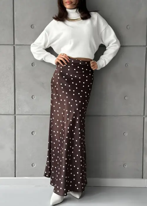 Юбка женская атласная макси (длина 105 см) р-р 42-48