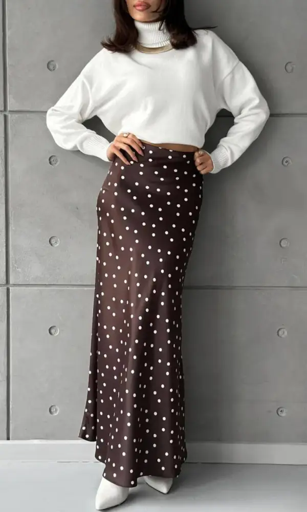 Юбка женская атласная макси (длина 105 см) р-р 42-48