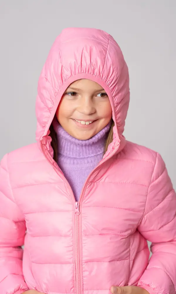 Куртка для девочки, утеплённая. (Однотонная) От 9 до 12 лет