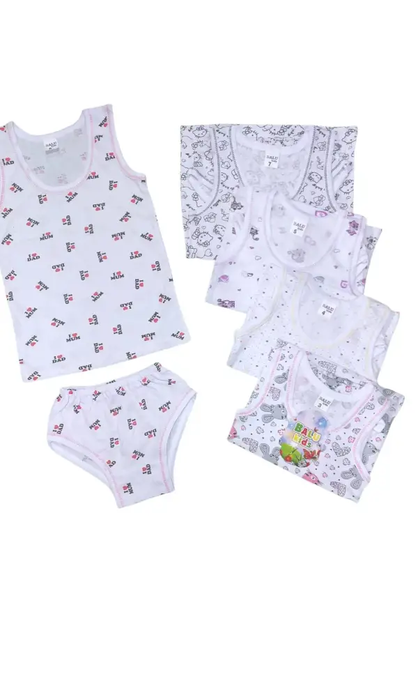 Комплект "Майка и трусы", с принтом (3-7 лет)