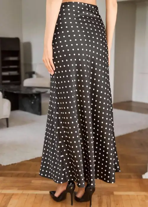 Юбка женская атласная макси (длина 105 см) р-р 42-48