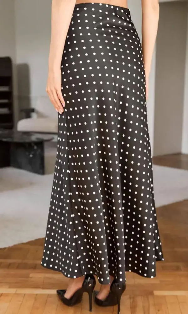 Юбка женская атласная макси (длина 105 см) р-р 42-48