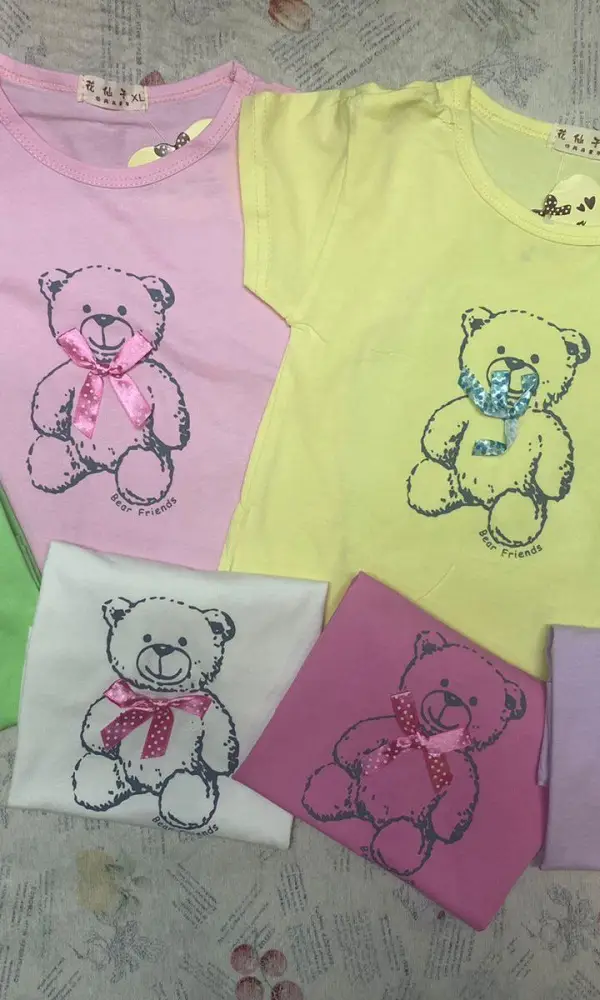 Хлопковая футболка на девочку ( 1-5 лет)
