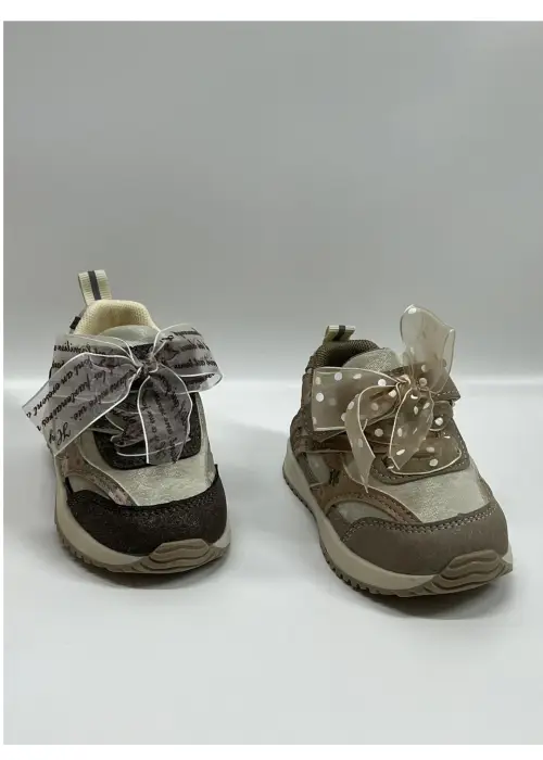 Кеды на липучке с бантом для девочки р-р 18-22