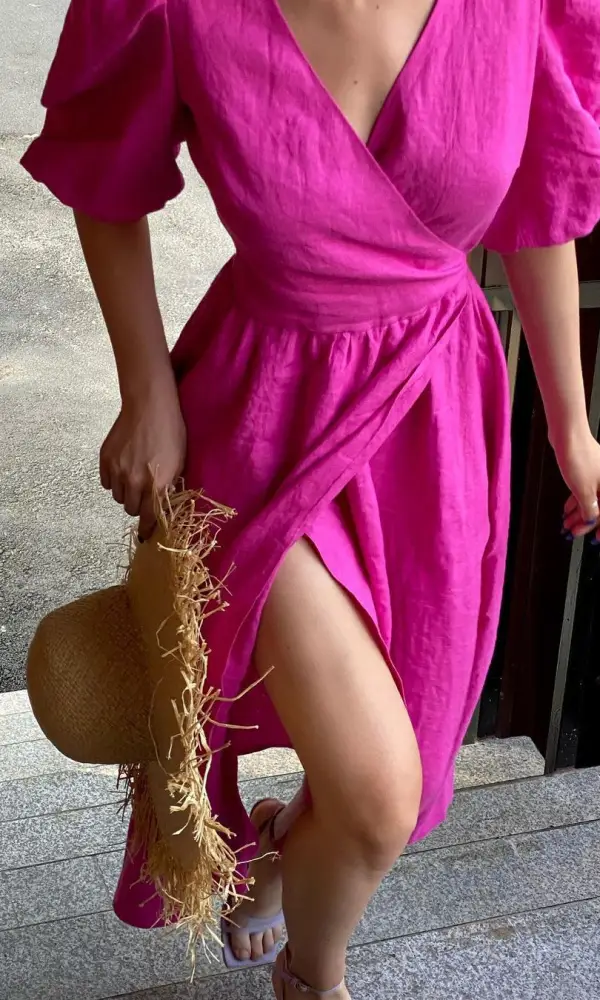 Платье из льна в пол ( р-р 42-44)