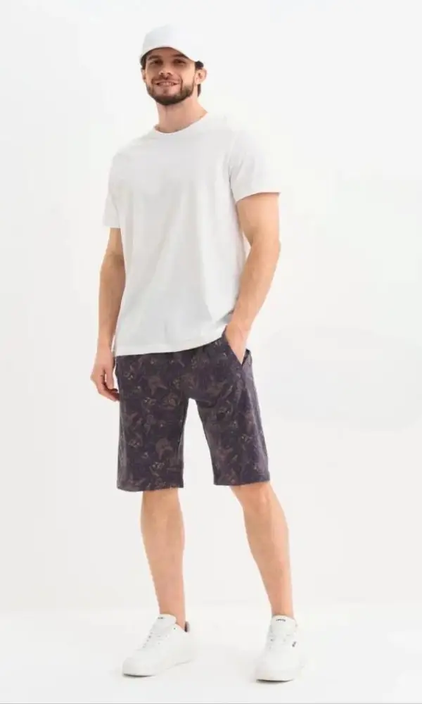 Мужской костюм летний с шортами и футболкой (р-р 48-56)