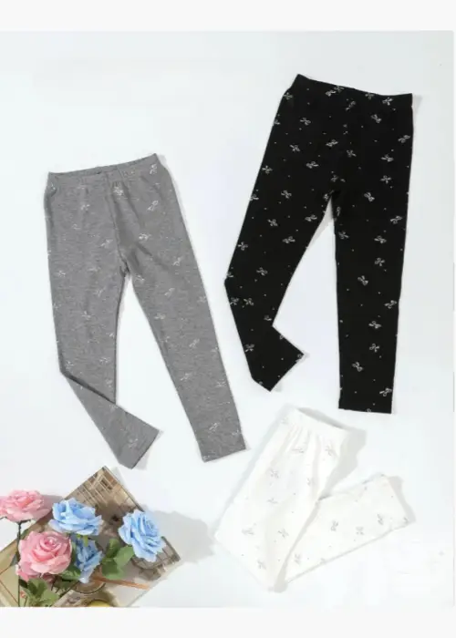 Лосины с принтом для девочки (р-р 100-140)