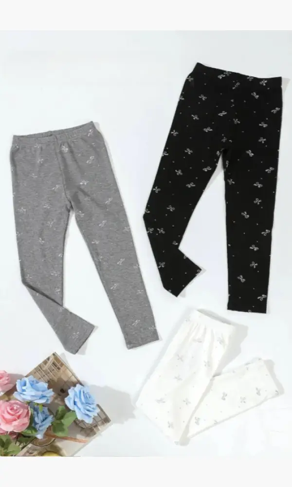 Лосины с принтом для девочки (р-р 100-140)