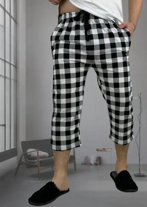 Бриджи домашние мужские в крупную клетку р-р 48-56