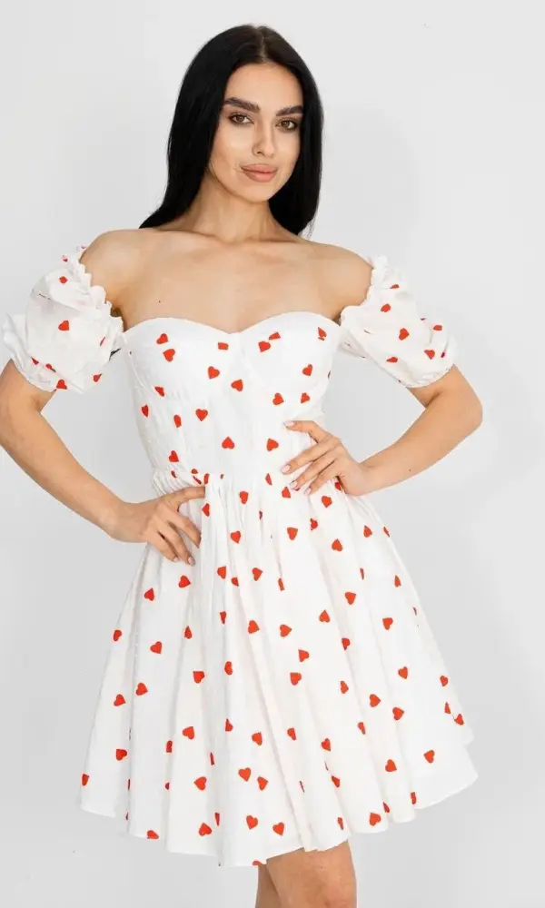 Летнее платье принт, с чашечками ( р-р 42-44)