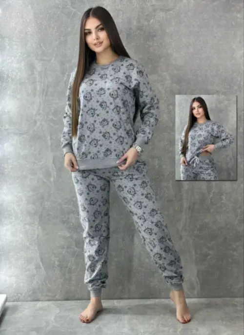 Пижама женская кофта и брюки р-р 48-56