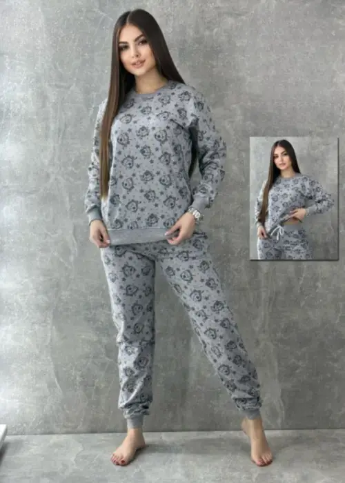 Пижама женская кофта и брюки р-р 48-56