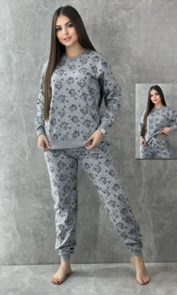 Пижама женская кофта и брюки р-р 48-56