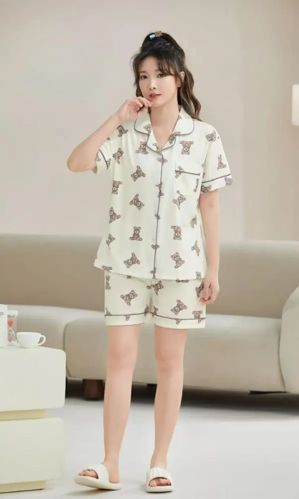 Комплект домашний (рубашка-шорты) женский р-р 44-50