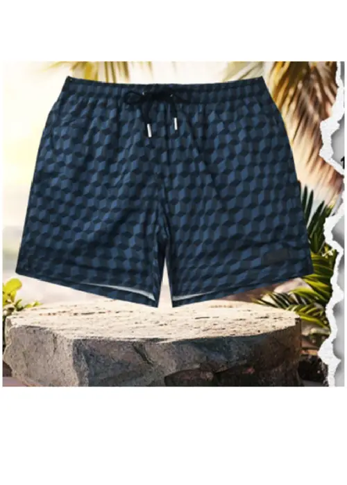 Шорты пляжные с сеткой внутри мужские (р-р M-3XL)