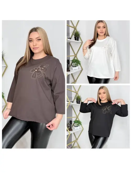 Лонгслив джемпер женский хлопок (р-р 48-54)