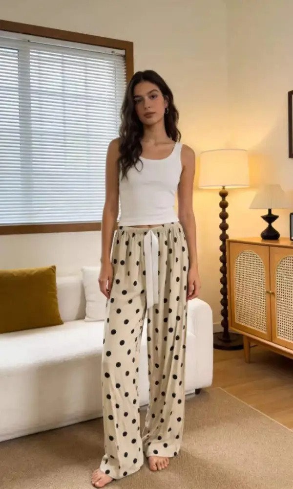 Брюки штапель домашние женские (р-р единый 42-50)