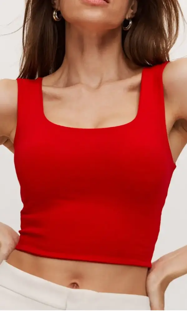 Майка топ с широкими бретелями женская (р-р единый 42-48)