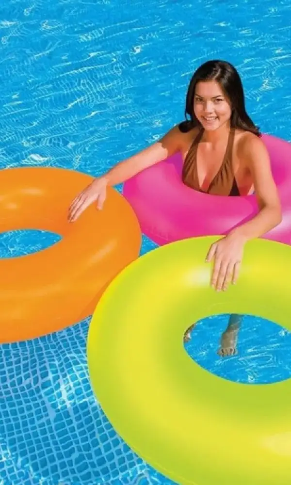 "Неон" Надувной круг для плавания 91 см