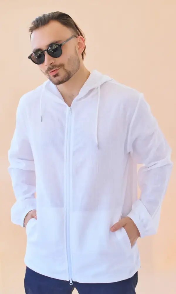 Рубашка мужская пляжная на замке (р-р 2XL-6XL)