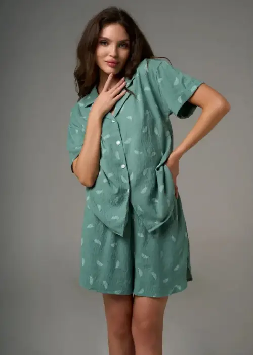 Пижама с шортами женская (р-р 42-50)