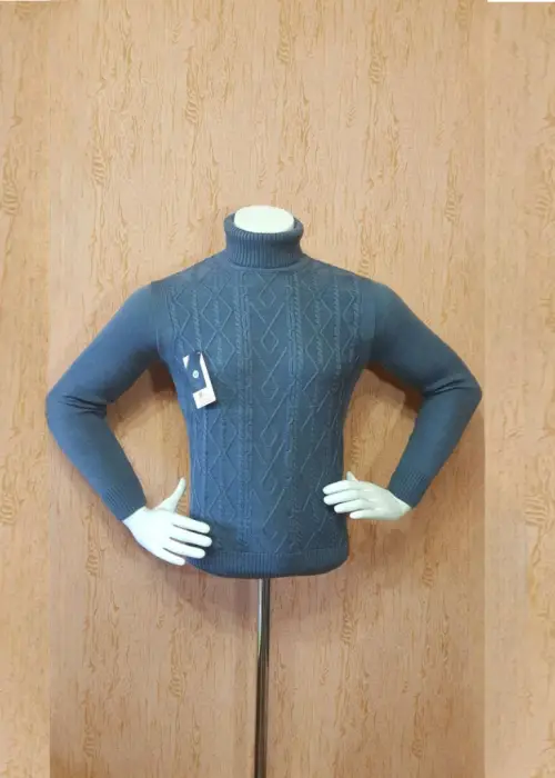 Водолазка мужская с узорной вязкой р-р 48-56