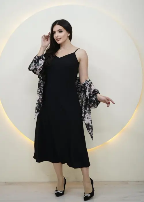 Платье комбинация с рубашкой женское р-р 50-56