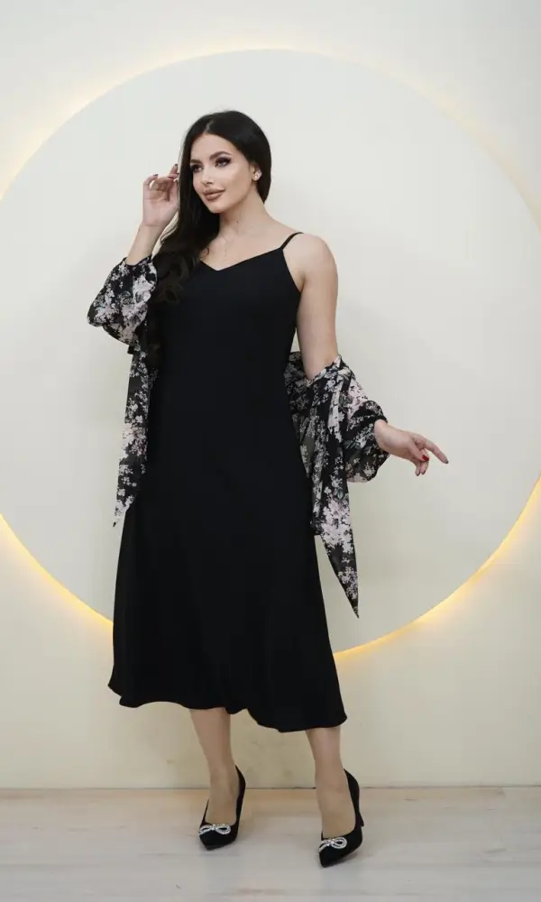 Платье комбинация с рубашкой женское р-р 50-56