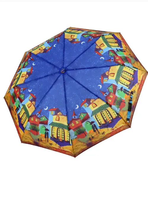 Зонт автомат облегчённый, складной, антиветер