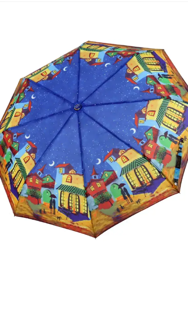 Зонт автомат облегчённый, складной, антиветер