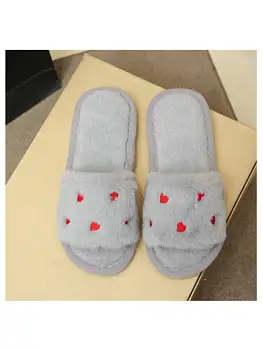 Тапочки открытые с сердечками женские р-р 36-45