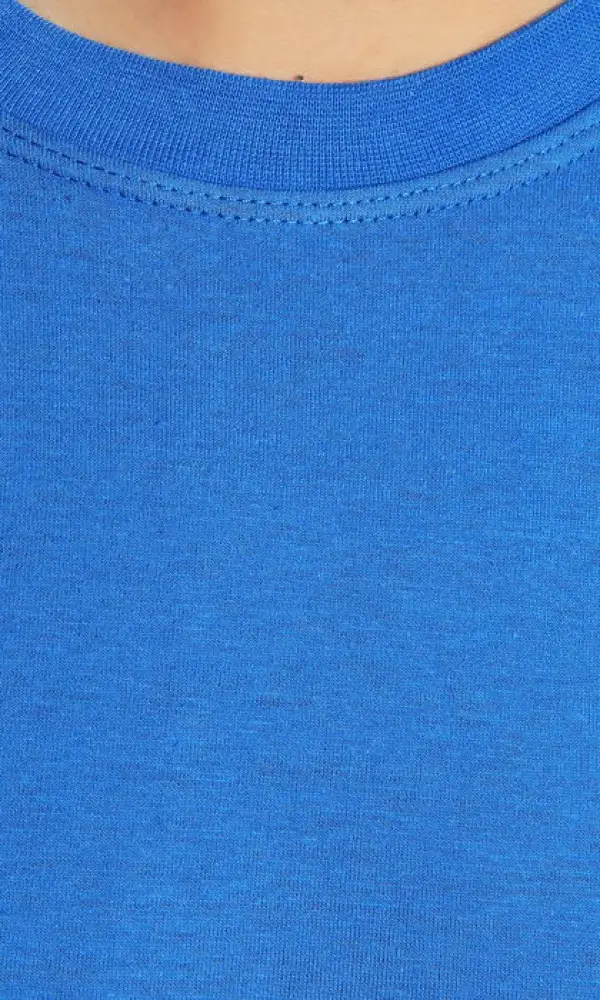 Футболка "Однотонная, темно-синяя", с длинным рукавом. Мужская (р-р 48-56)