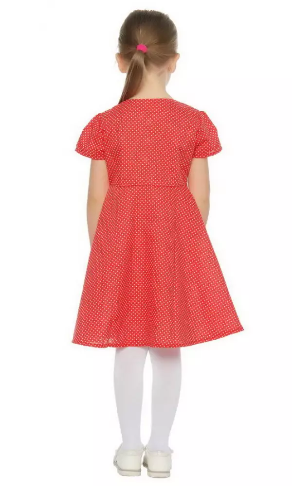Платье для девочки с коротким рукавом (3-6 лет)
