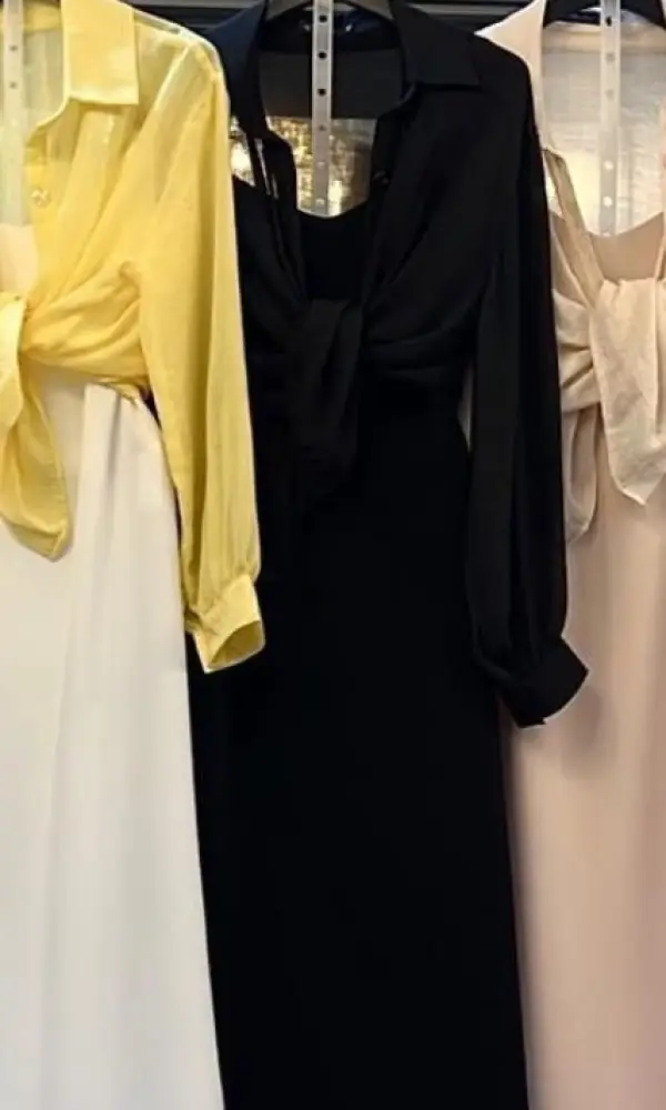 Костюм-двойка платье комбинация и  рубашка ( р-р 42-44)